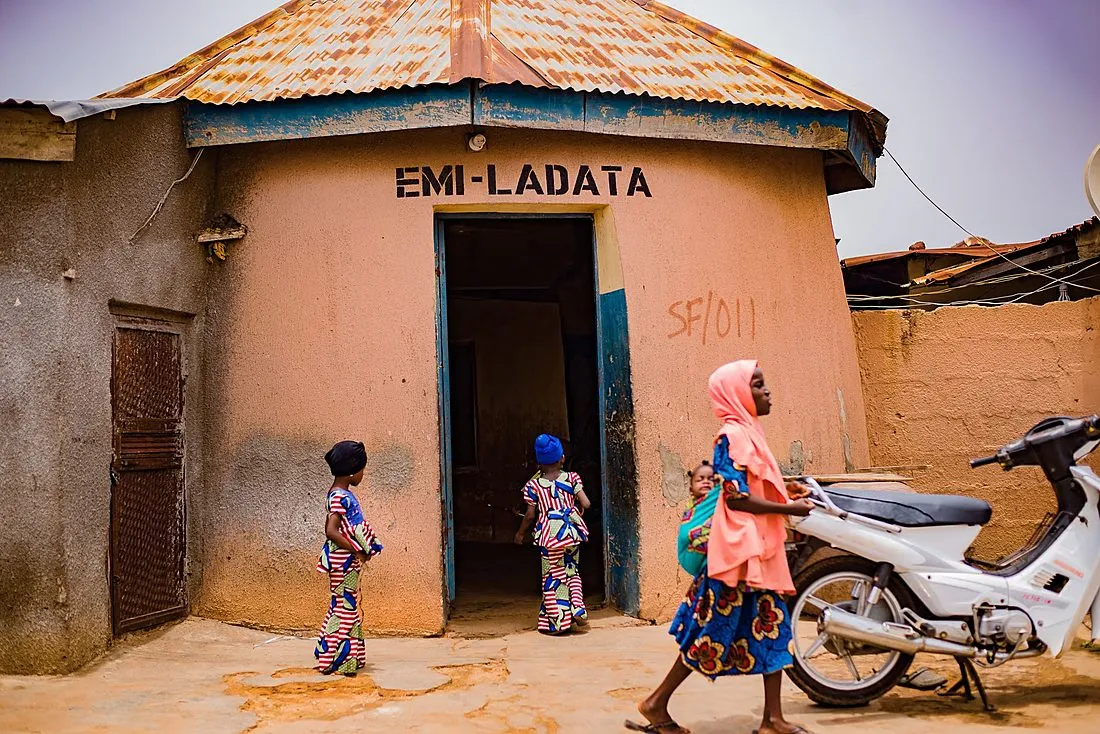 a health clinic in sub-Saharan Africa