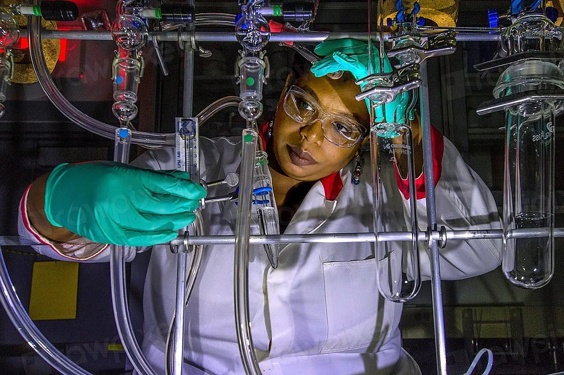 a cancer research laboratory