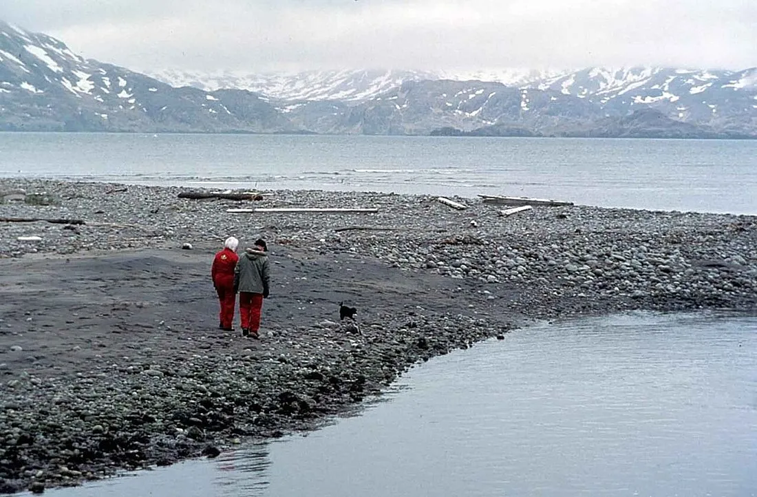 an older couple walking together outdoors