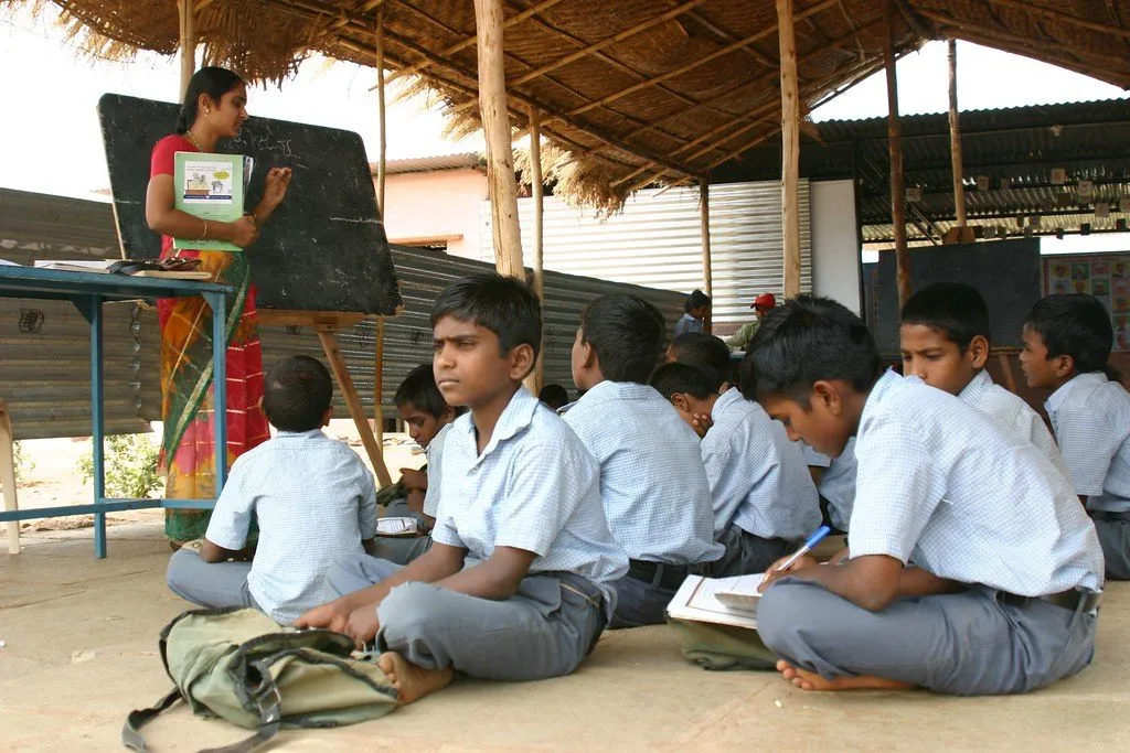 children in a classroom
