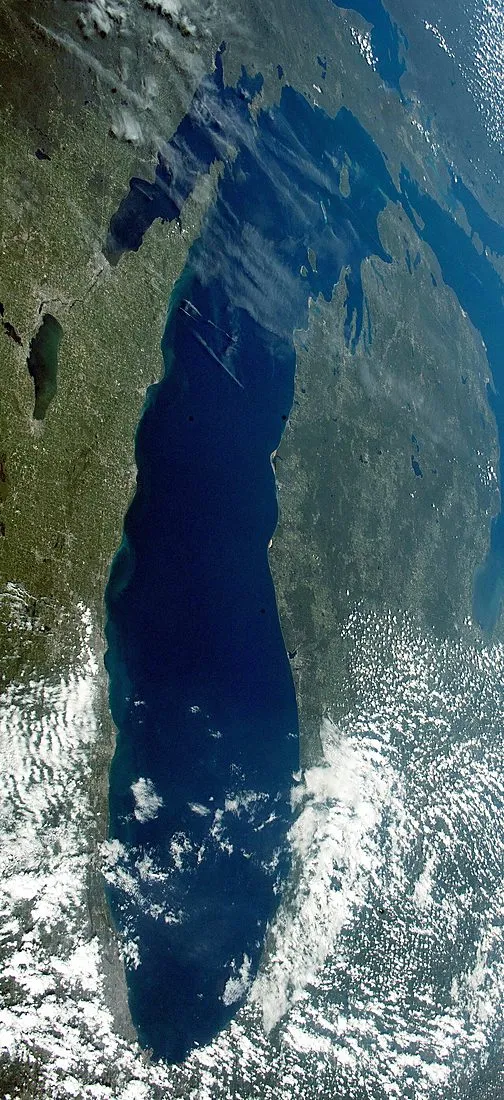 Lake Michigan shoreline
