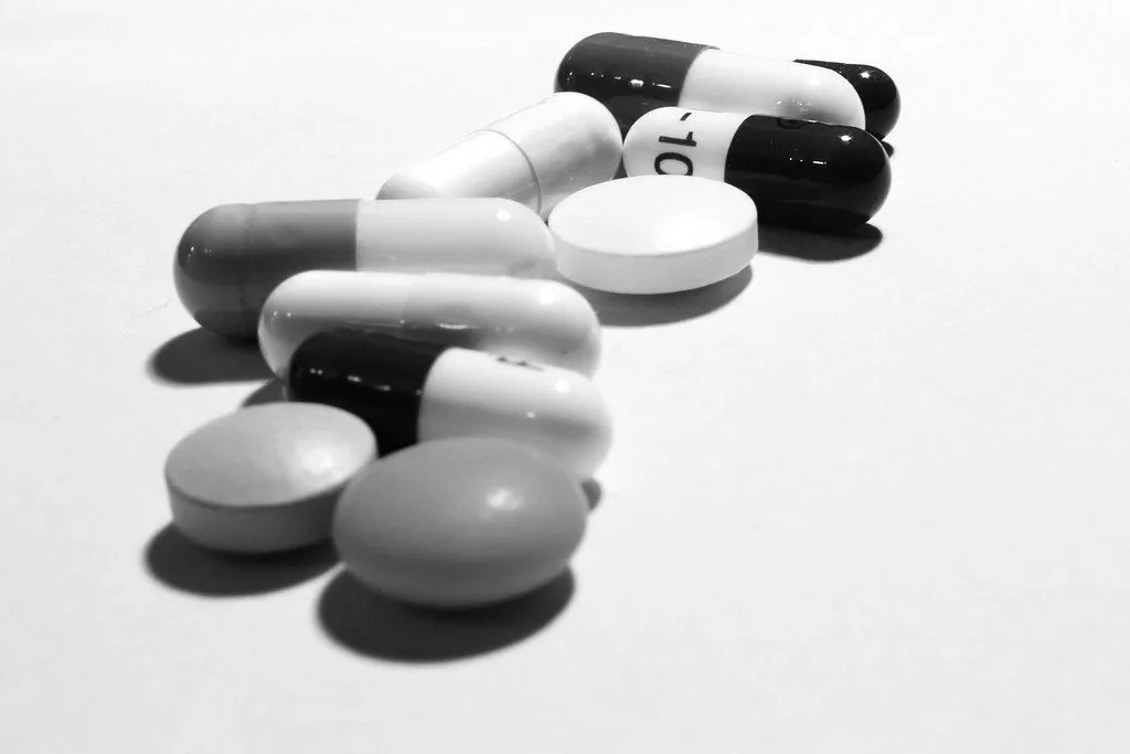 pharmacist with medication